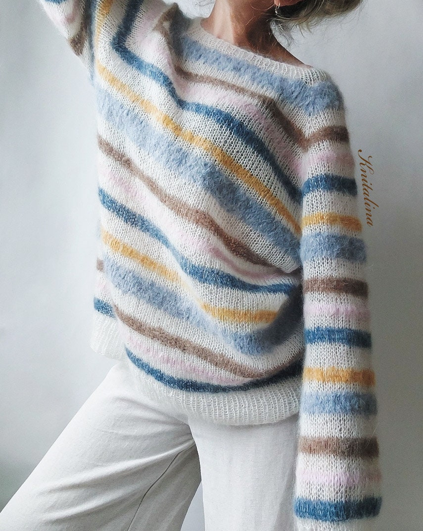 Regenboog trui pastel hotsell