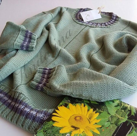 mens flower jumper