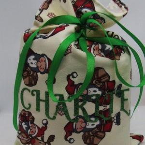 Weihnachtssack, Weihnachtssack, Personalisiert, Weihnachtstasche, Geschenkbeutel, Sonderlieferung, wiederverwendbar