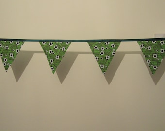 Football, Football bunting, Party decor, Football bedroom decor, unisex football, Bunting