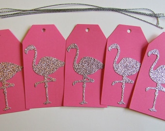 Flamingo Geschenkanhänger, Geschenkanhänger, Personalisierte Geschenkanhänger, Flamingo, Pink Flamingo, Geburtstagsanhänger, Bester Freund Geschenkanhänger