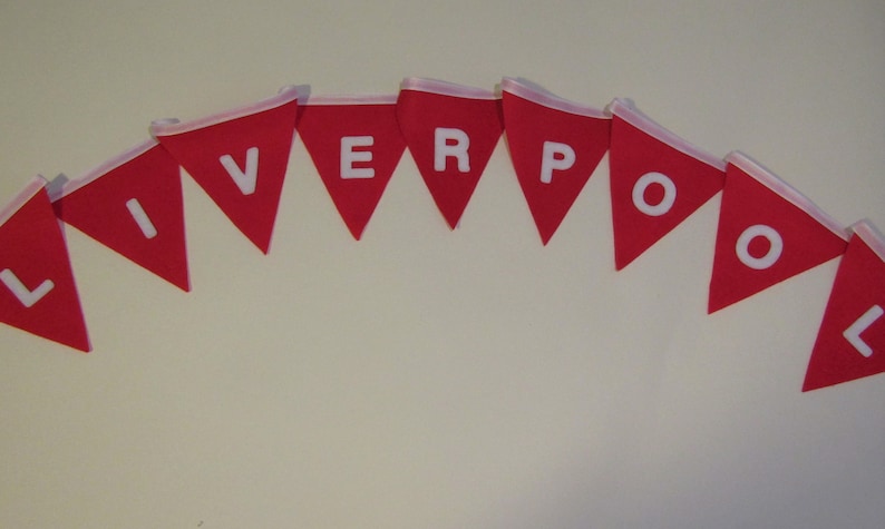 Football Fabric Bunting Banner Bedroom Party Decoration CHELSEA CHRISTMAS Gift