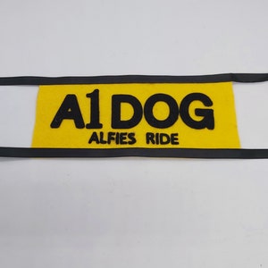 Stroller sign, Number plate, Pet stroller, Number/name plate, sign, dog, cat, sick pet, special needs, Because, Showerproof