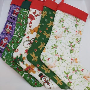 Christmas Stocking, Personalised Christmas Stocking, Children&#39;s Christmas Stocking, Family Stocking, traditional