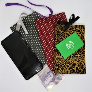 Sac cadeau, Portefeuille de cartes-cadeaux, réutilisable, écologique, Housse de téléphone, cadeau de Noël, Anniversaire, mariage, baptême