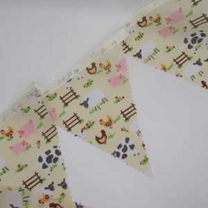 Farm yard bunting, Nursery Bunting, Birthday party decorations, Fabric bunting, Baby Shower