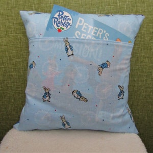 Peter Rabbit, Book cushion, Boy & Girl book cushion/ Bedroom decor/ Nursery Decor/ Baby gift/ Birthday gift idea, neutral