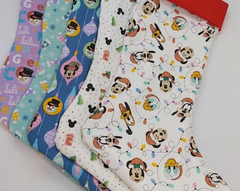 Mickey mouse,  Christmas Stockings, family, Personalised