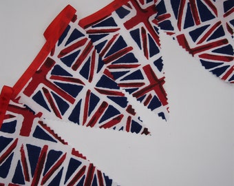 World cup Bunting, Union jack, red white & blue, patriotic bunting, Street party, Outdoor bunting