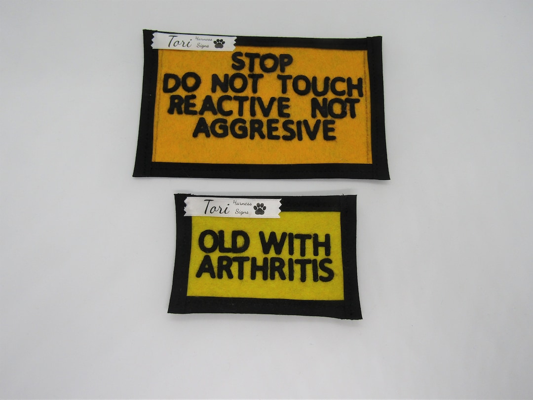 Dog, Harness, Sign/patch, Pet, Name, Patch, Reactive Dog, Special Needs