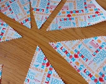 Paddington Bear Bunting, Children's bedroom decor, Party bunting, fabric bunting