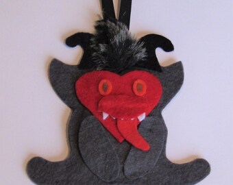 Krampus, Kerstboom decoratie, kerstbal, Klassieke folklore, Cadeau