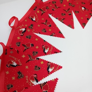 Christmas Bunting - Robins, Remebrance,  Christmas decorations
