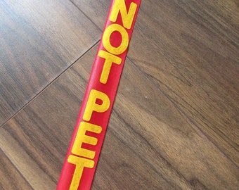 Dog Slip covers/Colour coded Dog Warning/Awareness Lead Sign/Waterproof/Caution/Anxious/Nervous/I need space/Scared/personalised