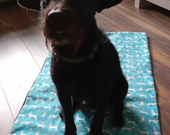 Dog/Cat Cooling Mat Cover, Personalised pet cooling mat cover