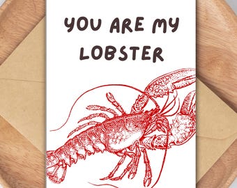 You Are My Lobster – Valentine’s Day Greeting Card