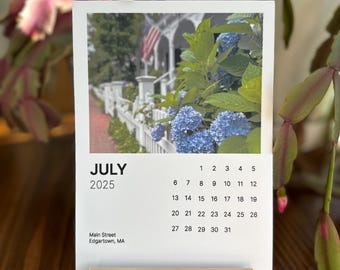 Martha's Vineyard 2027 Desk Calendar - A Year of Beauty, Lighthouses, Scenic views, Ocean, Farms