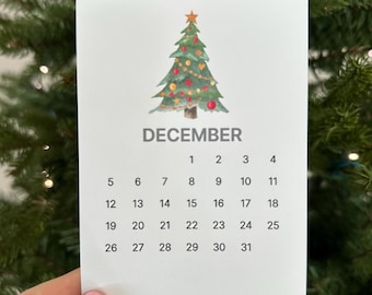 Watercolor Desk Calendar 2026: Classic Art Decor, Reclaimed Wood Stand