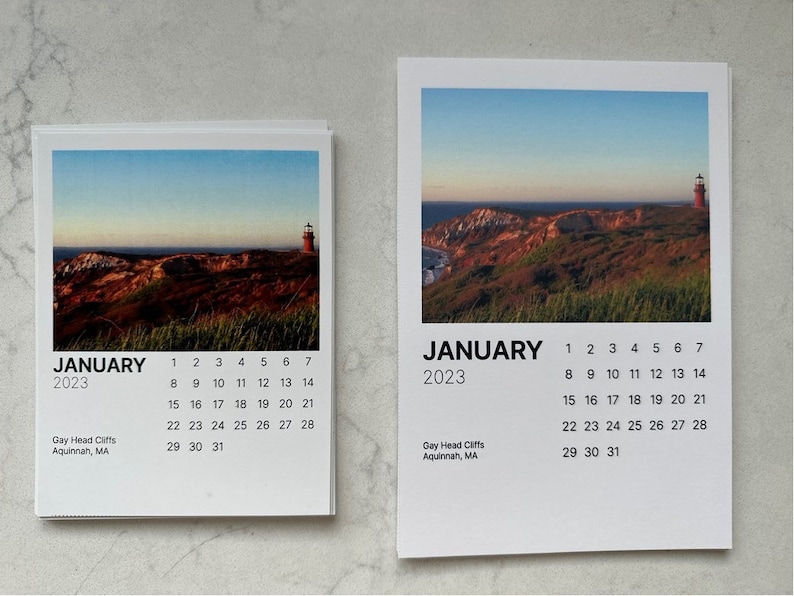 Martha's Vineyard 2025 Desk Calendar Etsy Australia