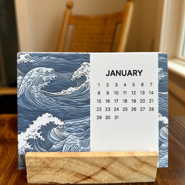 4x6 Desk Calendar Etsy