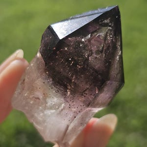 Shangaan Smoky Amethyst Sceptre from Zimbabwe &lt;100