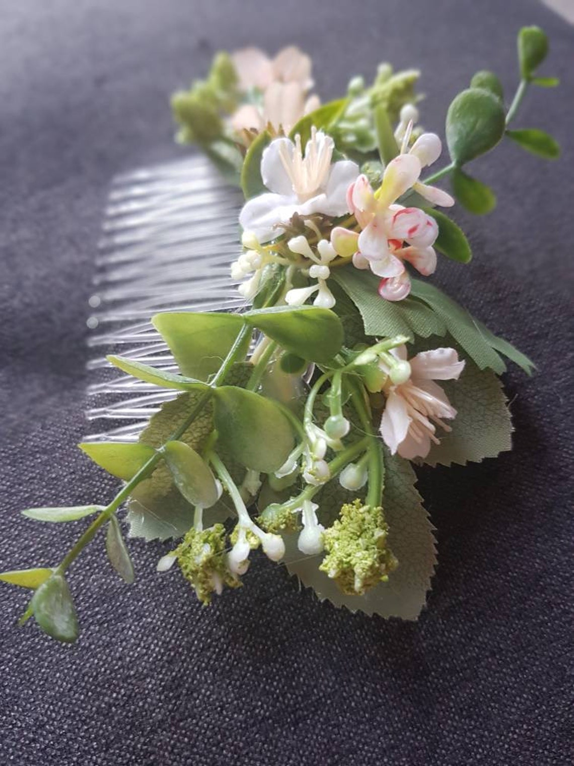 Artificial Flower Hair Comb Wedding Prom Party - Etsy