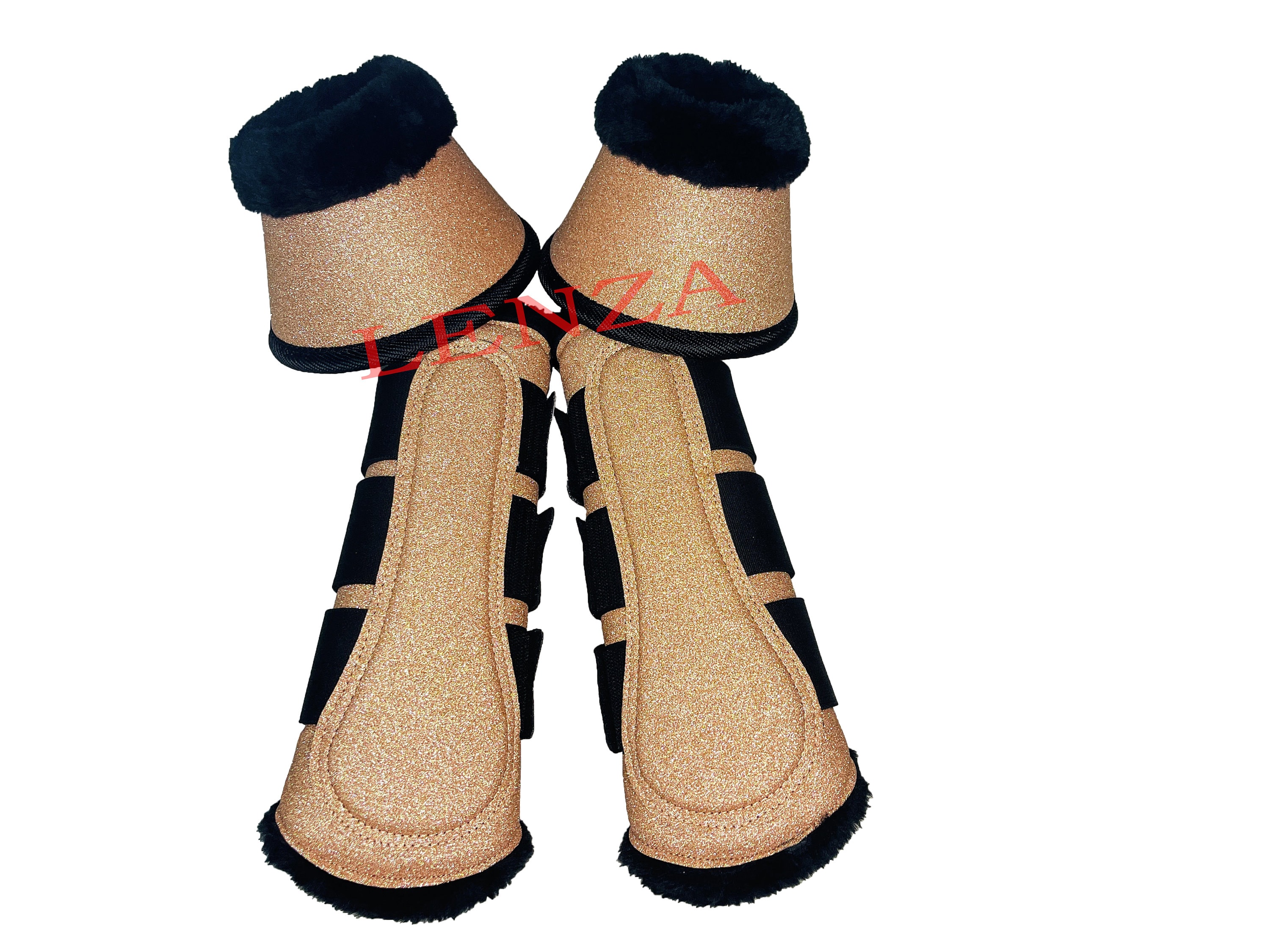 Horse Brushing Boots Support Boots Bell Boots Horse Boots Set Etsy