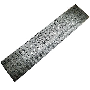 Ladder Damascus Billet Bar Steel 10" 12" inch Bush Crafts Knife Making Handmade New Christmas Gifts For Him Her