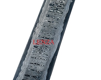Handmade San Mai Ladder Damascus Steel Billet – Knife Making, Bushcraft