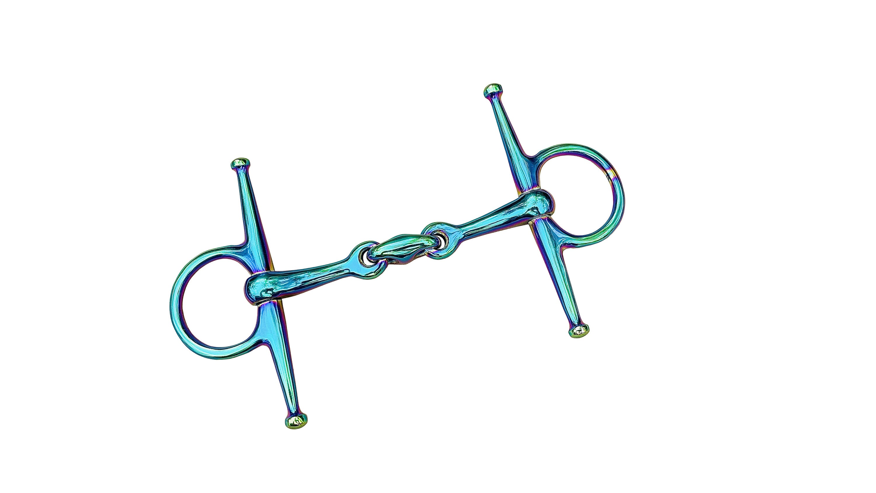 Full Cheek Rainbow Lozenge Horse Bits Stainless Steel Eggbutt Etsy