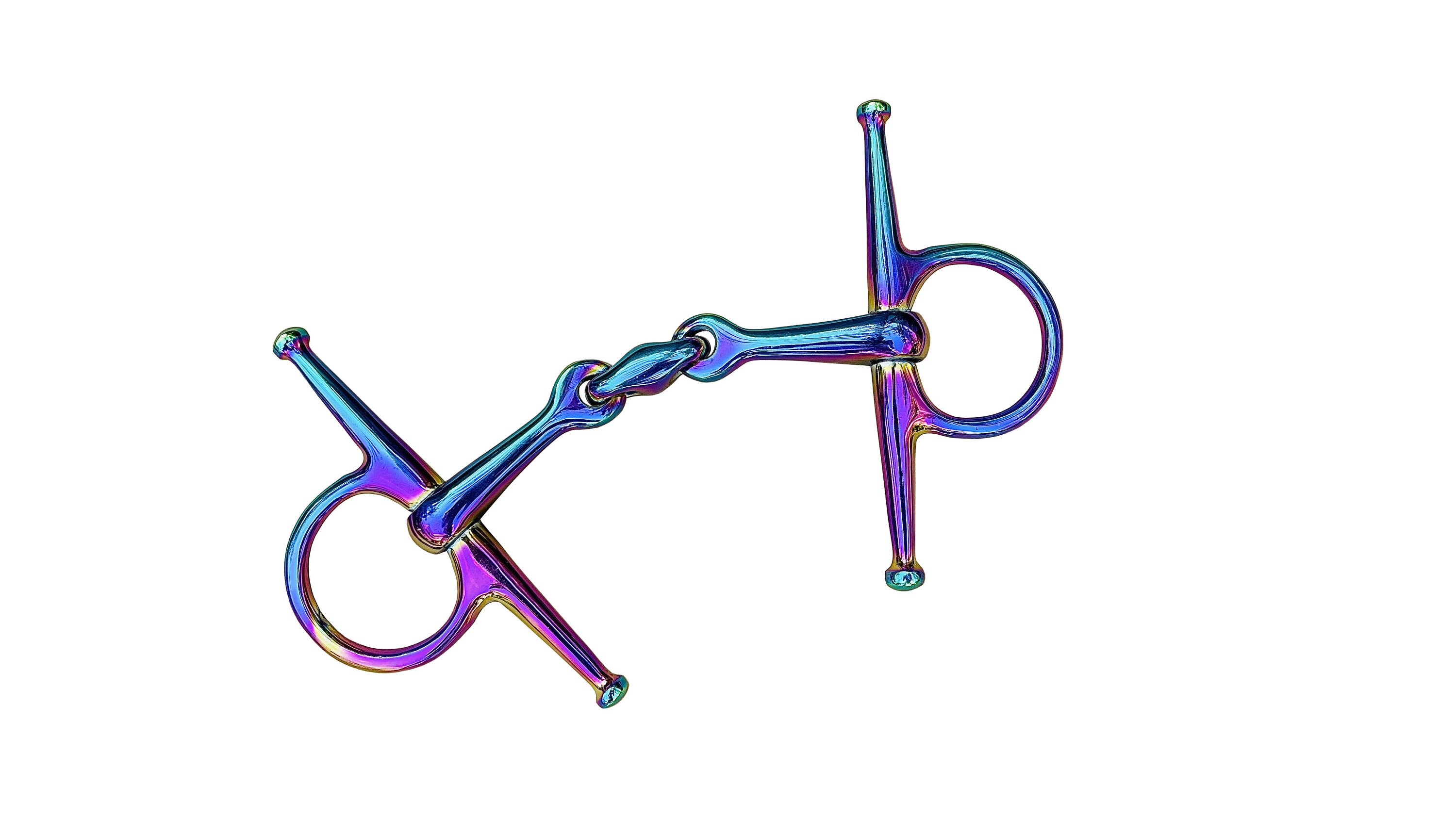 Full Cheek Rainbow Lozenge Horse Bits Stainless Steel Eggbutt Etsy