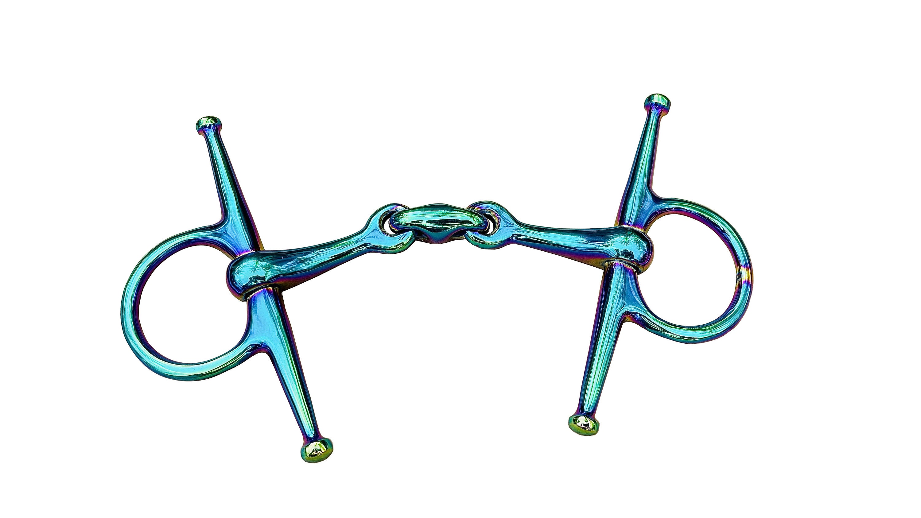 Full Cheek Rainbow Lozenge Horse Bits Stainless Steel Eggbutt Etsy