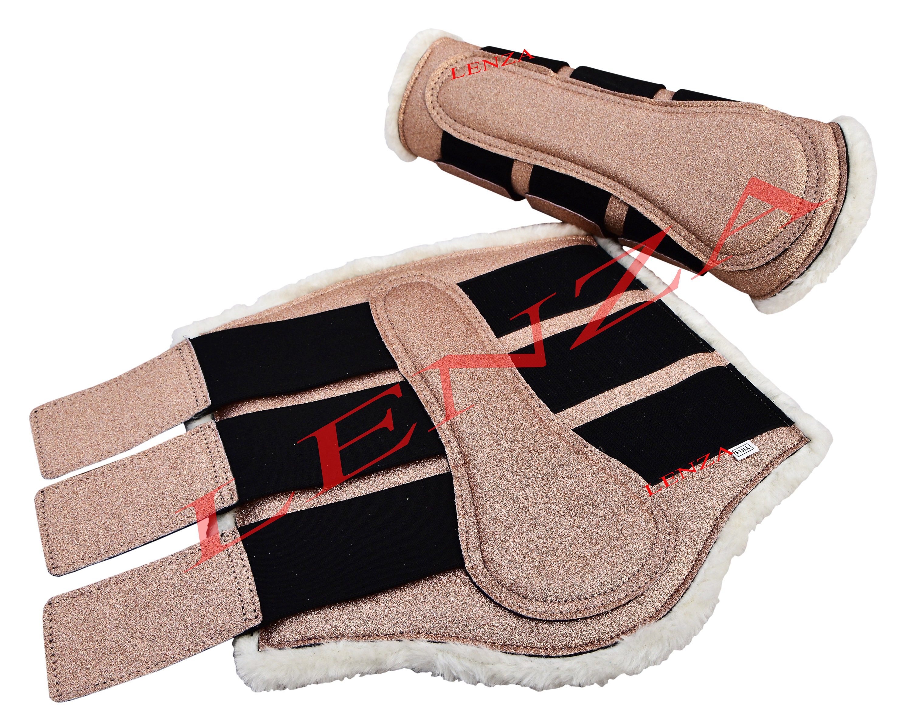 rose gold brushing boots