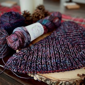 The Flow Shawl and Cowl- only - PDF Pattern - Digital Download