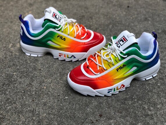 rainbow fila disruptor