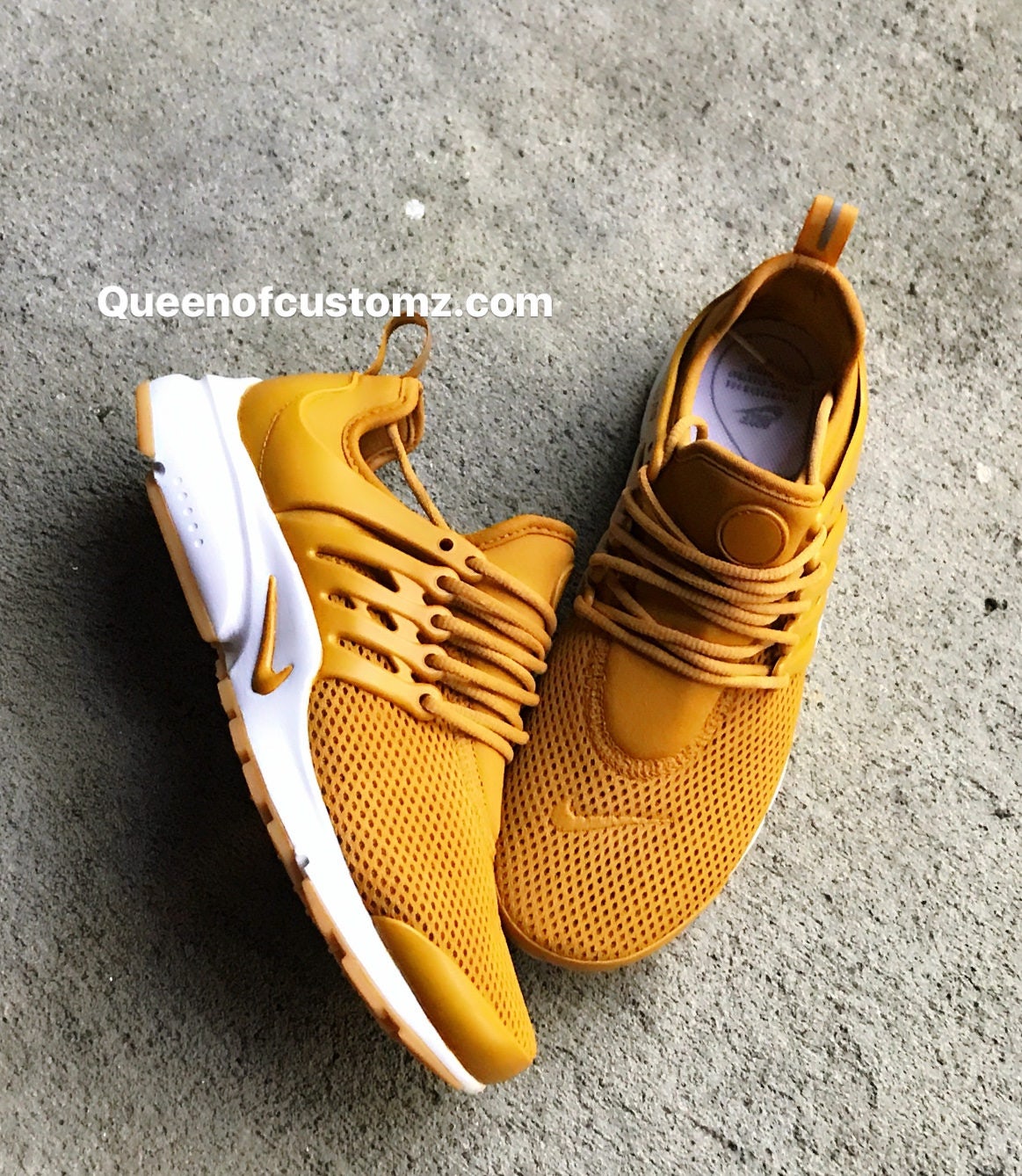nike yellow presto