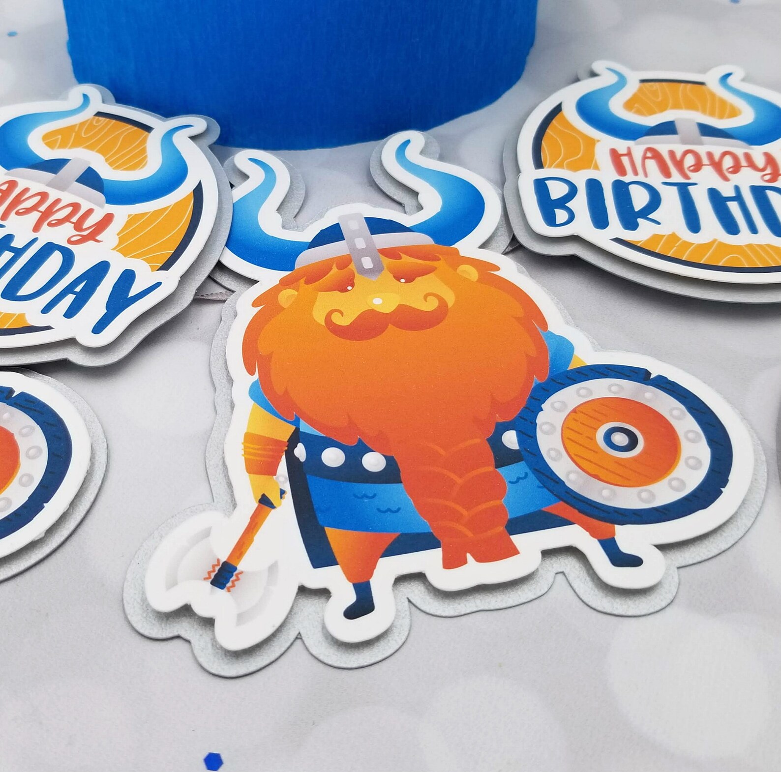 Happy Birthday Viking Banner Birthday Banner Viking - Etsy.de
