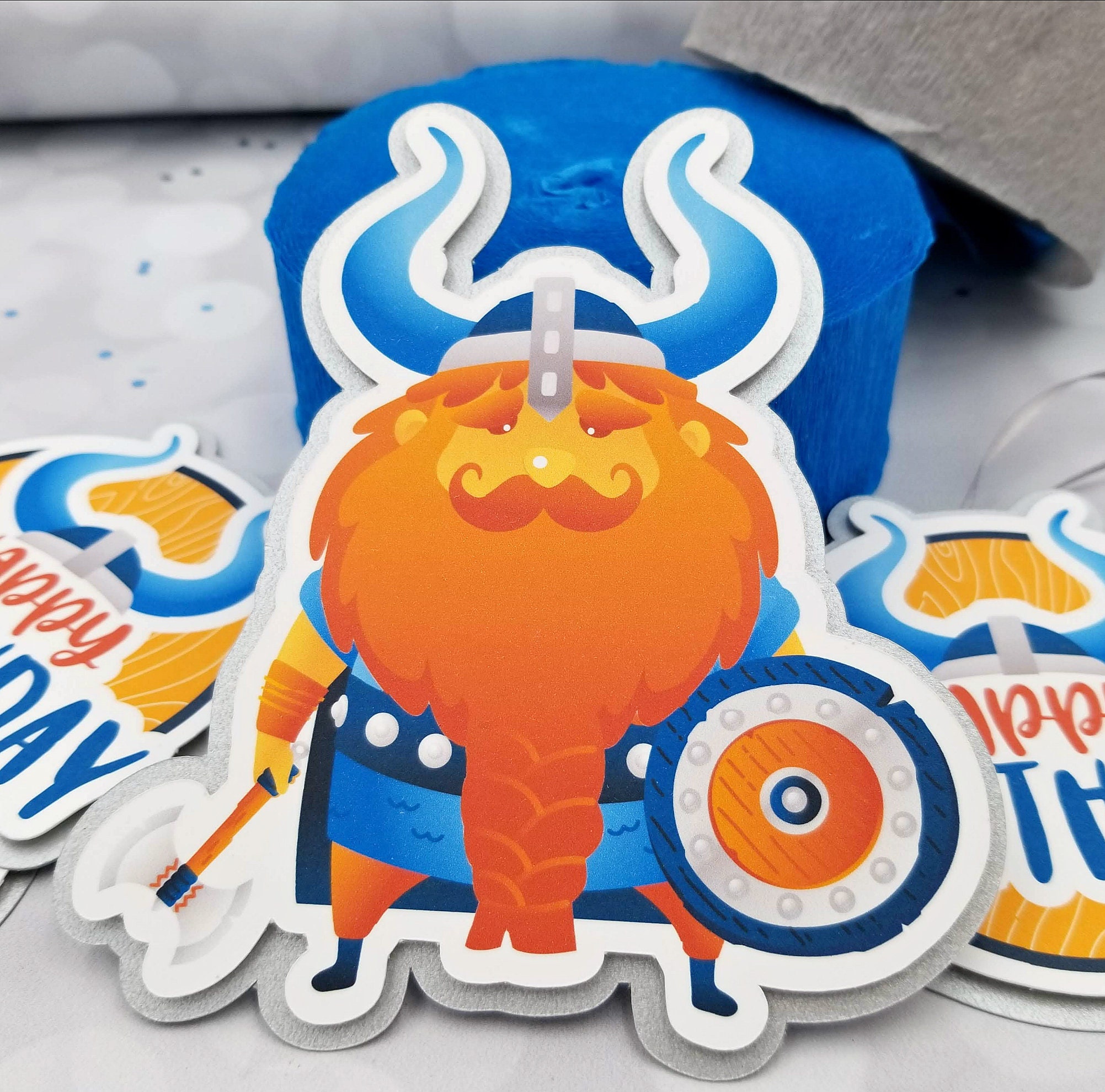 Happy Birthday Viking Banner Birthday Banner Viking - Etsy.de