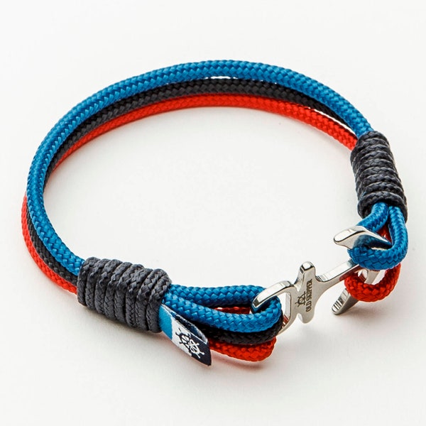 Bracelet ancre corde nautique série M pour hommes bijoux M édition limitée anniversaire petit ami mari père oncle fils conducteurs pour lui