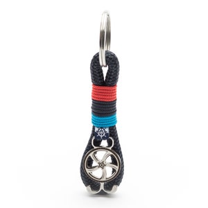 Formule 1 Motorsport Touw Sleutelhanger M Power Mannen Vrouwen Unisex Eerste Rijbewijs Racewagen Auto Sieraden Cadeau Motorcycle Bangle Rally Son