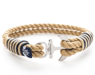 Yardenfun Bracciale In Corda E Lega Realizzato A Mano Per Uomo E Donna – Braccialetto Marina Creativo E Decorativo
