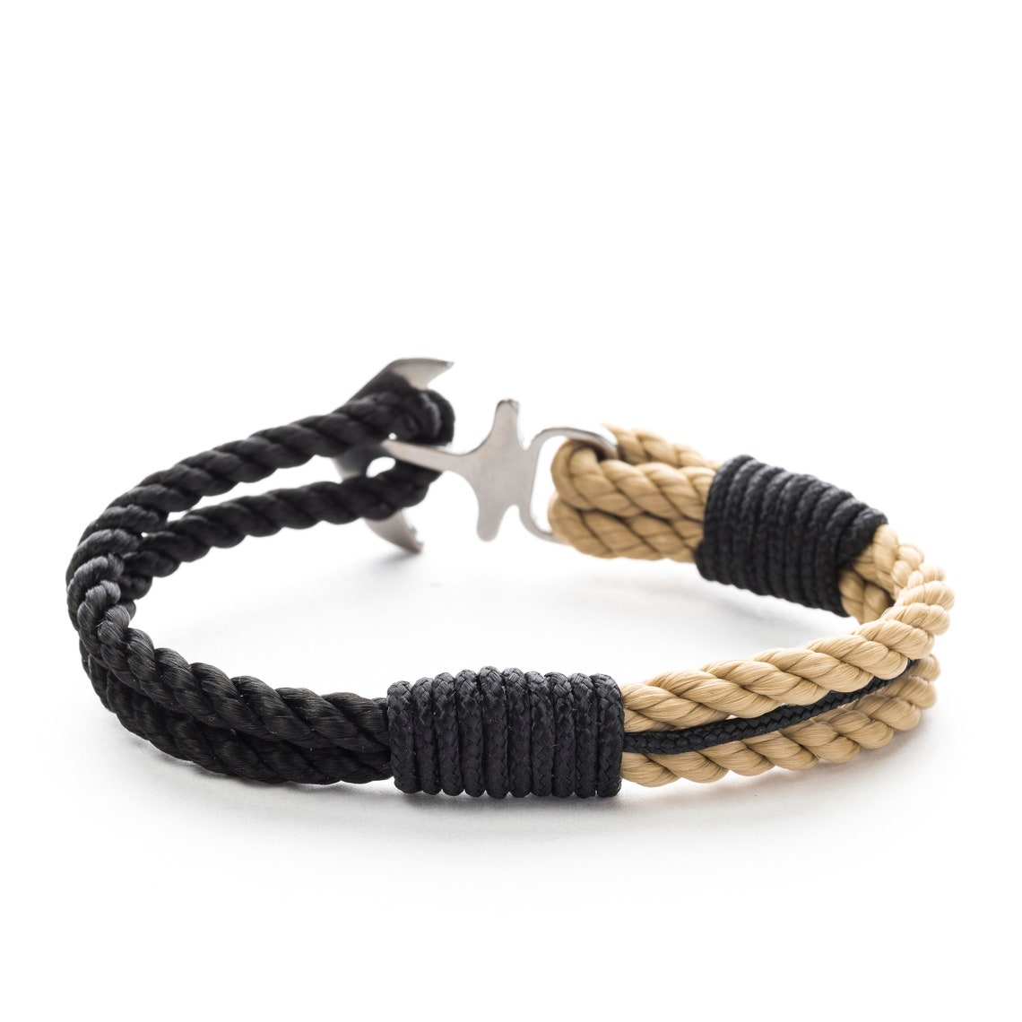 Anchor Nautical Rope Bracelet SMART Men's Jewelry Birthday - Etsy