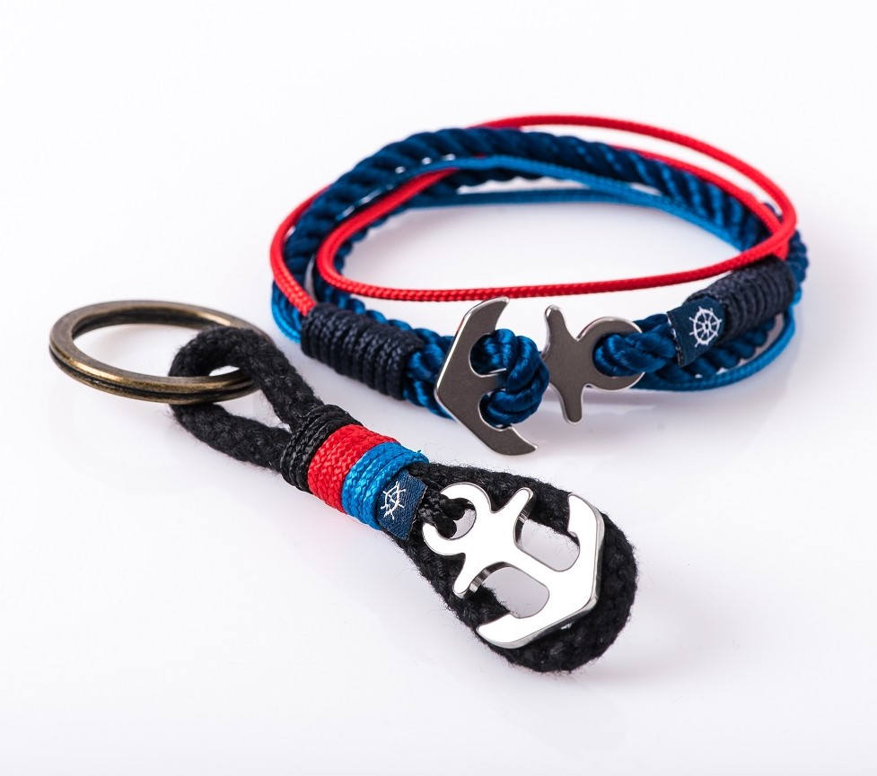 SET 2 pieces Anchor Shackle Nautical Marine Rope Bracelet 1 Etsy