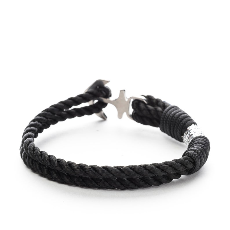 Men/'s Women/'s Jewelry Unisex Anchor Nautical Rope Marine Bracelet QUINN Groomsmen Gift Christmas Valentine/'s Day Mother/'s Day Father/'s Day
