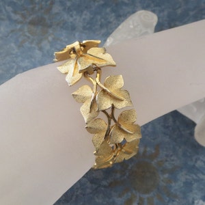 Vintage Goldenes Blatt Armband