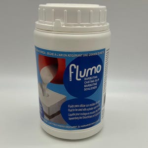 Flumo air drying casting slip, casting slip for plaster molds, ceramic making supplies, dollmaking