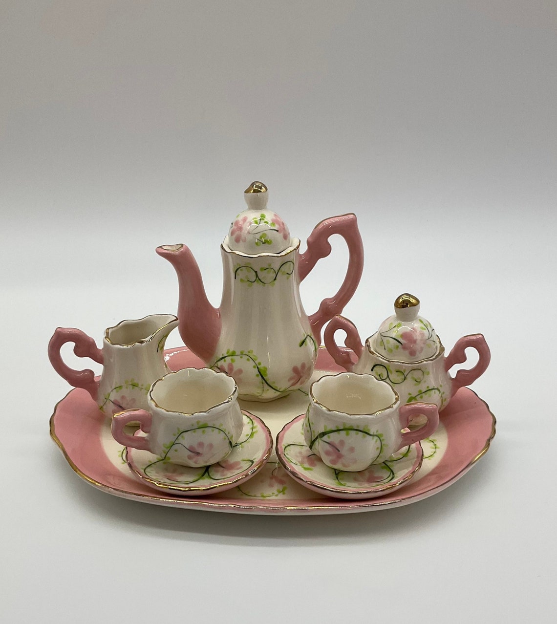 Children's Porcelain Tea Sets Elegant Tea Sets for Etsy
