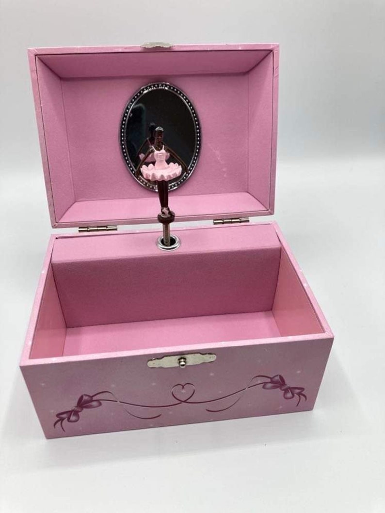 African American Black Ballerina Musical Jewelry Box Etsy