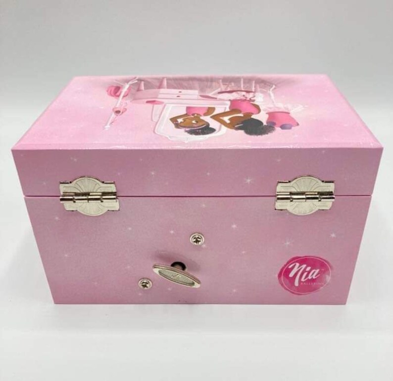 African American Black Ballerina Musical Jewelry Box Etsy
