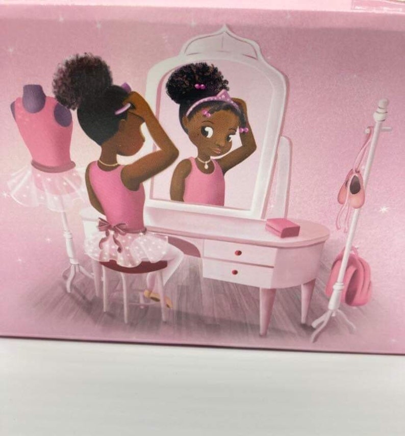 African American Black Ballerina Musical Jewelry Box Etsy